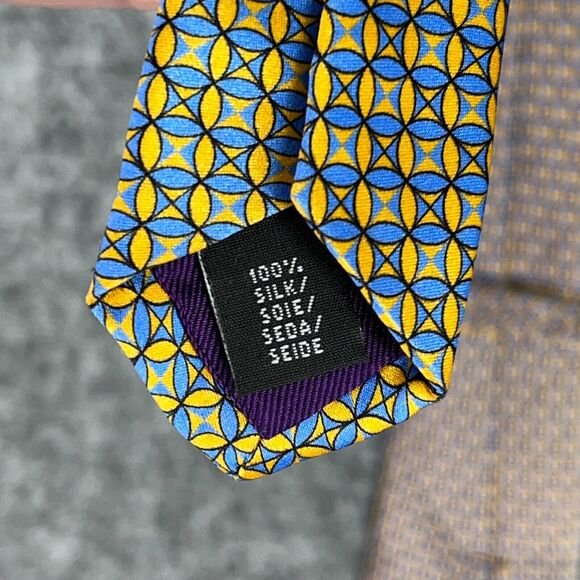 Ventura Tie Men Silk USA made Vintage 58" long 3" wide Designer - Picture 6 of 10